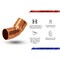 Everflow Copper CxC 45 Degree Elbow Fitting with 2 Solder Cups 3'' CCLF0300 - alternate 5